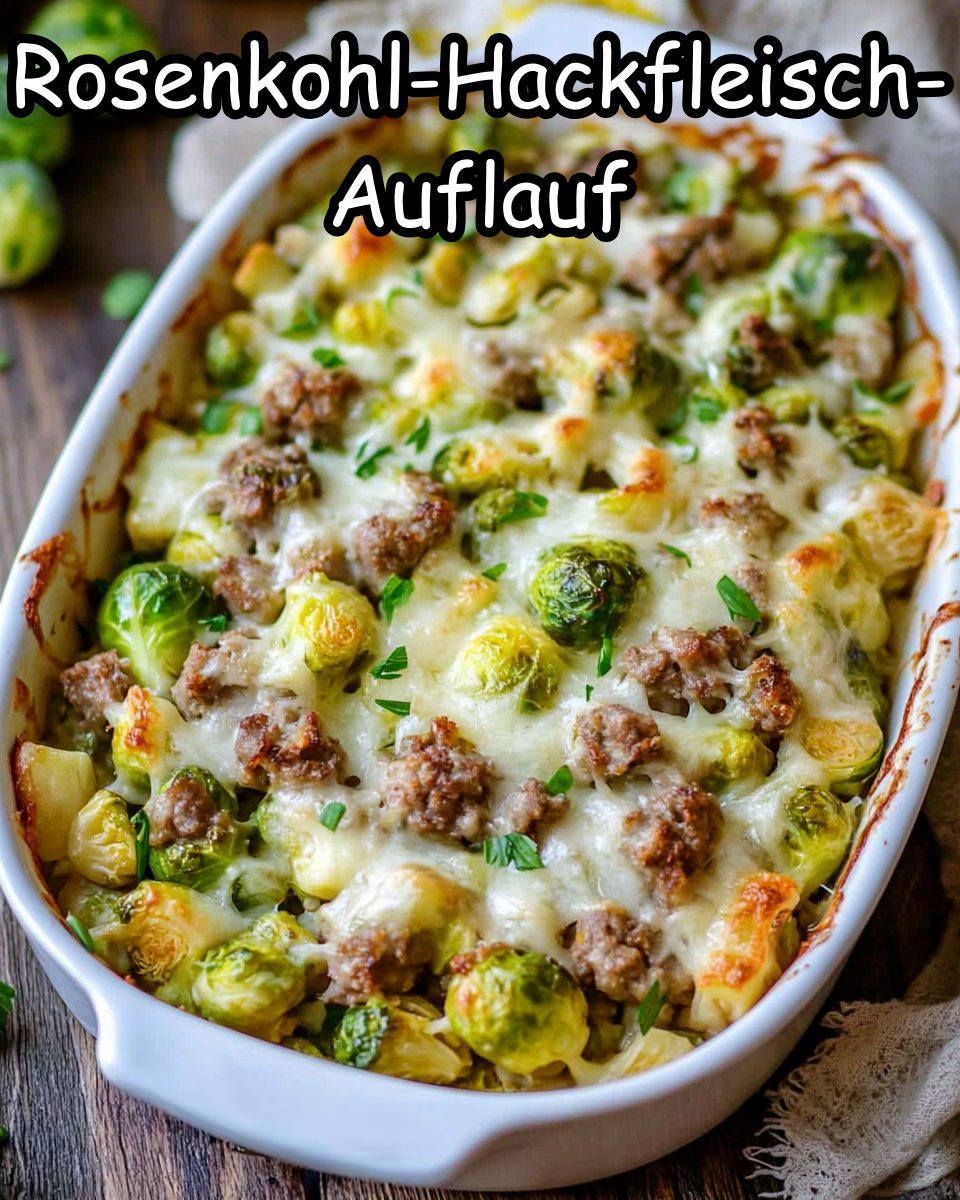 Rosenkohl-Hackfleisch-Auflauf – so einfach & würzig - Perfekte Rezepte Rosenkohl-Hackfleisch-Auflauf – so einfach & würzig - Perfekte Rezepte
