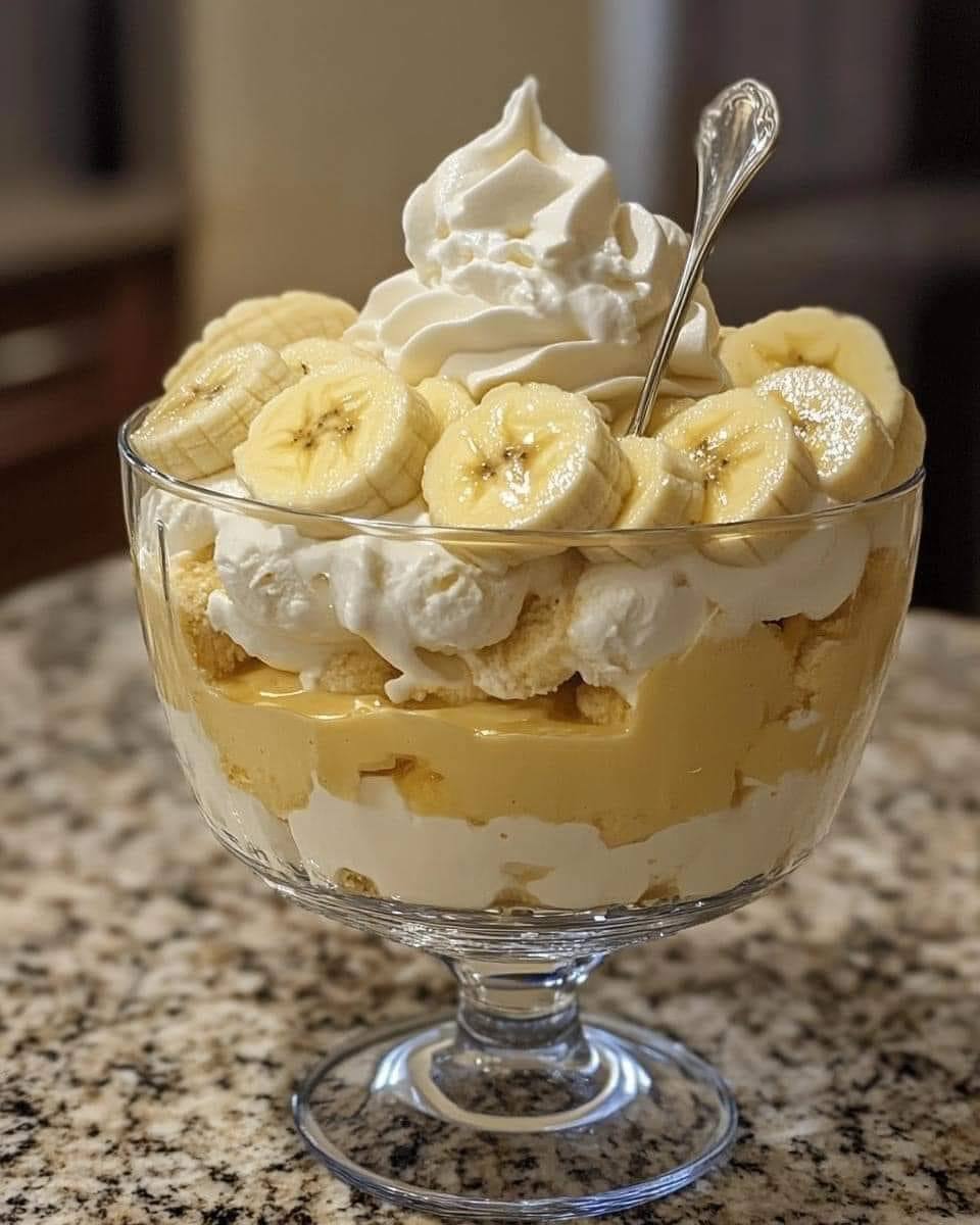Bananen-Vanille-Pudding-Trifle - Perfekte Rezepte