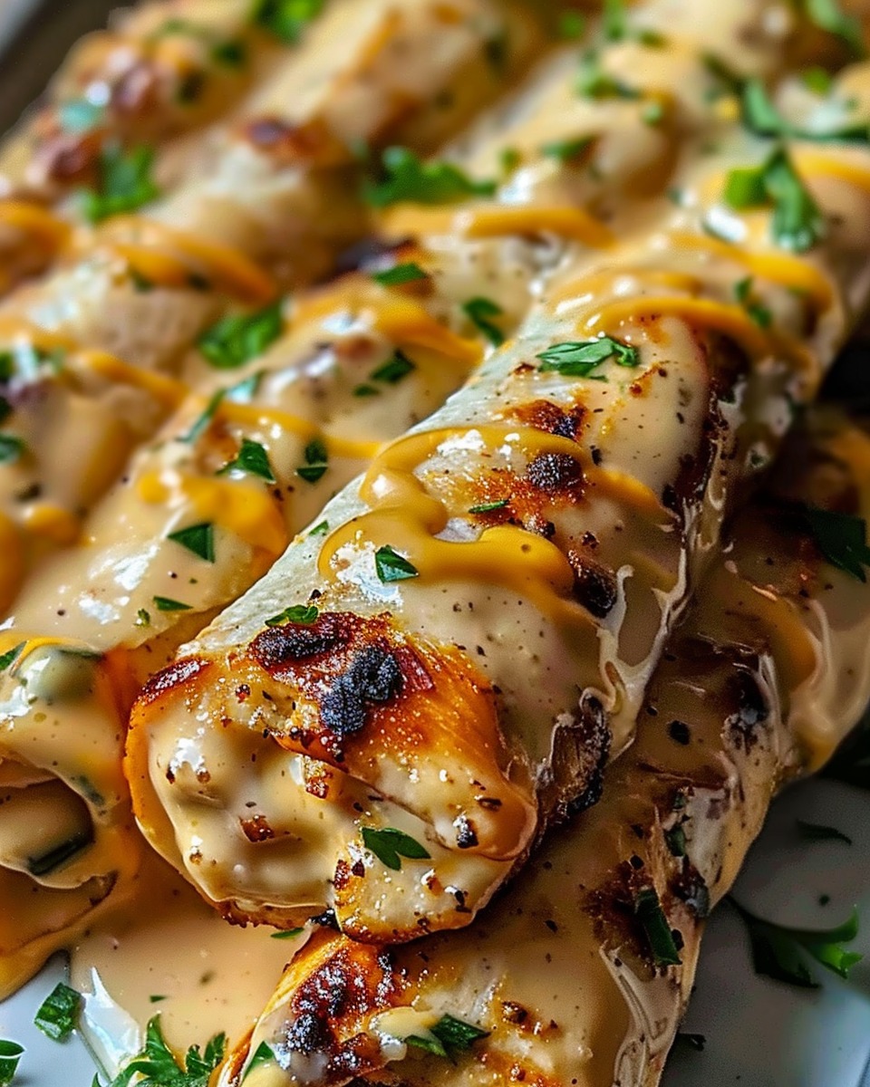 Käse-Knoblauch-Hähnchen-Wraps - Perfekte Rezepte Käse-Knoblauch-Hähnchen-Wraps - Perfekte Rezepte