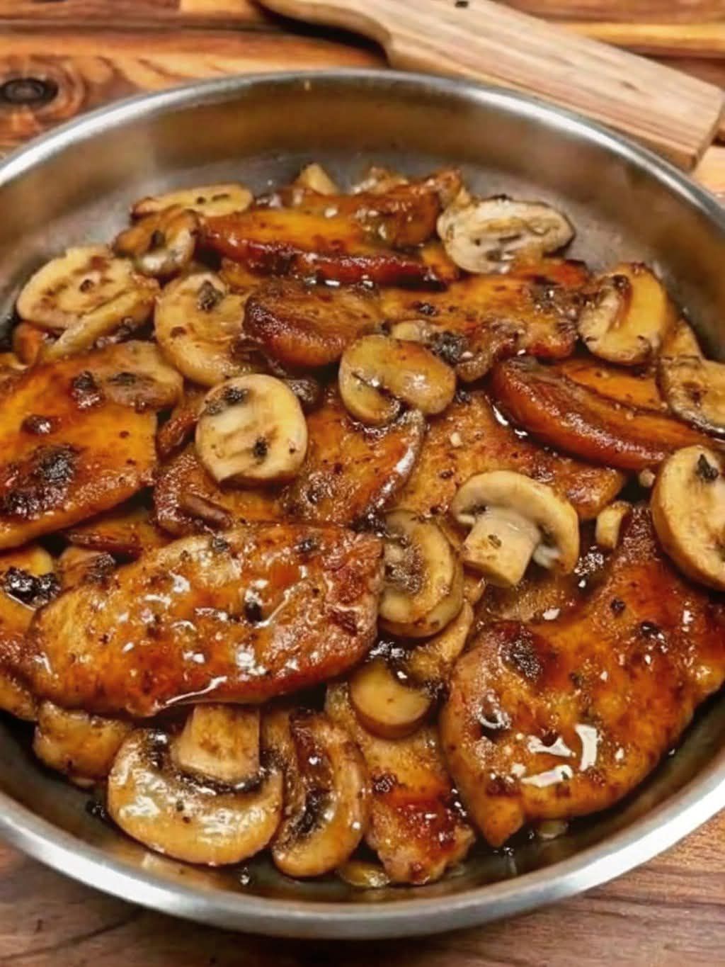 Hühnchen mit schwarzem Pfeffer und Pilzen - Perfekte Rezepte